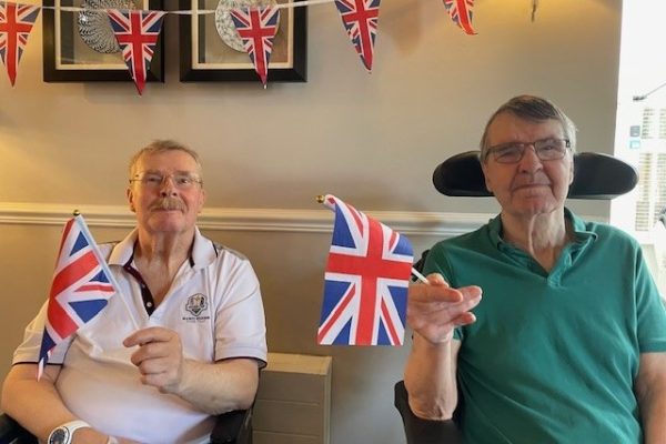 VE Day party at Garth House
