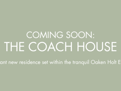 Coming this summer: The Coach House at Oaken Holt Estate