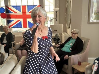 VE Day celebrations at Walstead Place