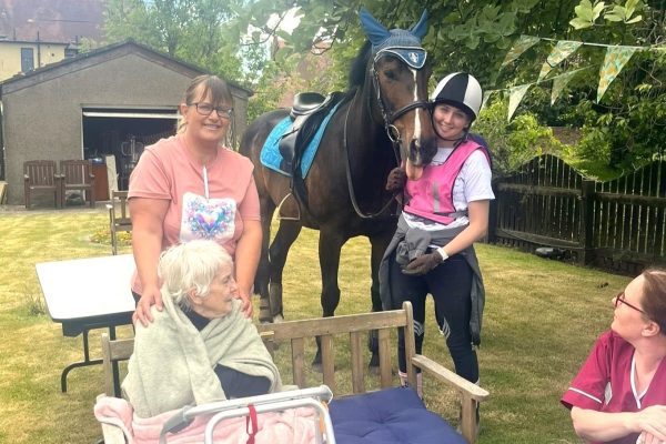 Scoonie House welcome a special visitor