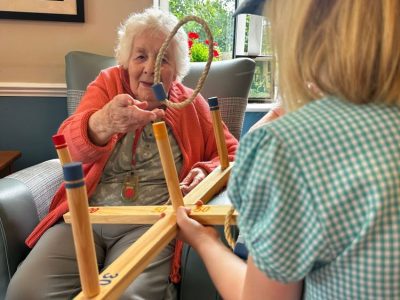 Intergenerational day of fun at Stowford House for Care Home Open Week