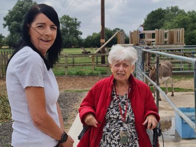 Stowford House Residents and Staff Visit Island Farm Donkey Sanctuary
