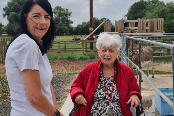 Stowford House Residents and Staff Visit Island Farm Donkey Sanctuary