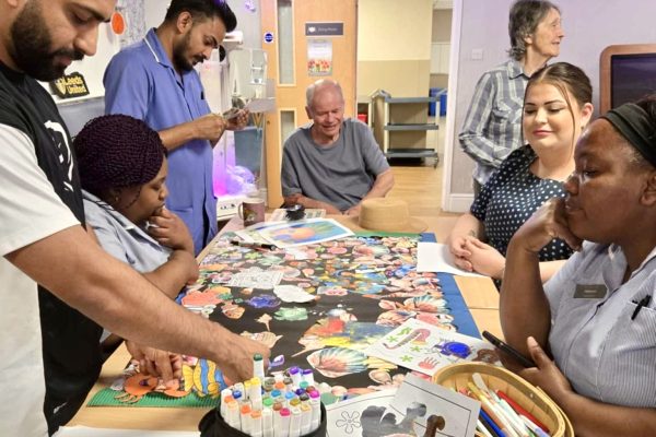 Oak Manor residents get creative to support local theatre star