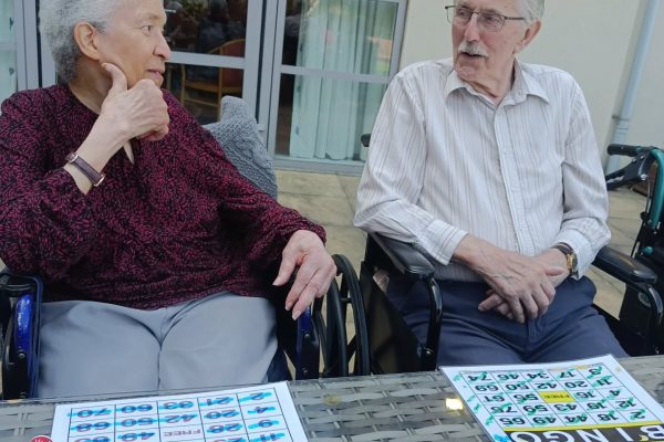 Friendship in Full Bloom at Albany Lodge Nursing Home