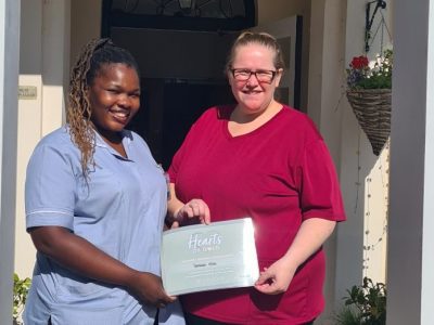 East Hill House Colleague Recognised with Award