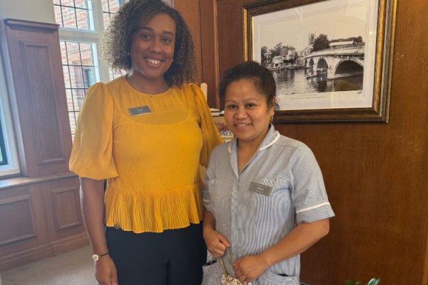Huntercombe Hall Colleague Recognised with Award