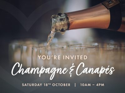 You’re invited – Champagne & Canapés