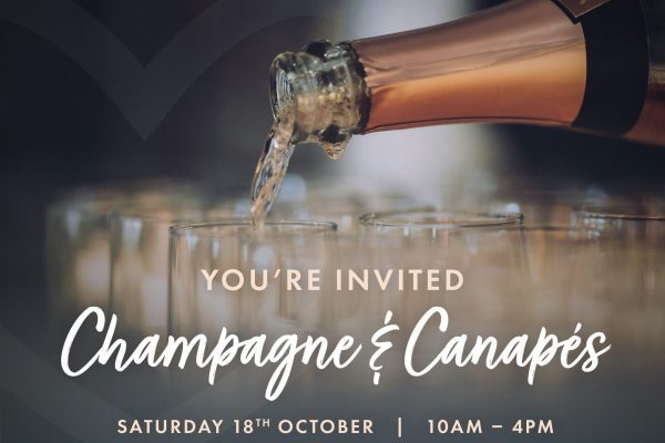 You’re invited – Champagne & Canapés