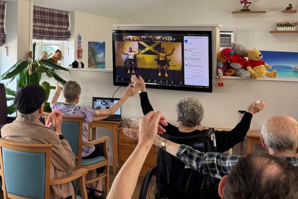 Oaklands House Welcomed Tony and Joe from Burns Gym
