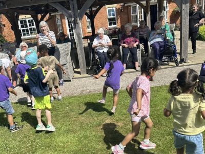 Cranmer Court welcomes local nursery group for open day