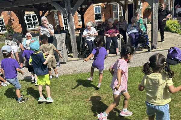 Cranmer Court welcomes local nursery group for open day