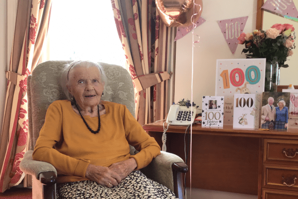 Knowle Park resident celebrates 100th birthday