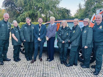 Mill House celebrates the launch of new Community First Responder vehicle