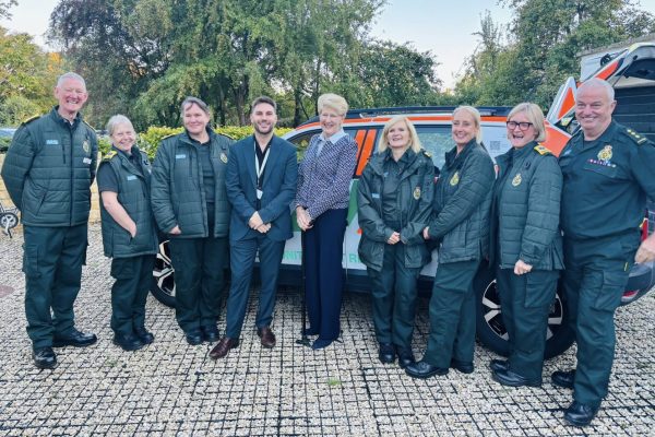 Mill House celebrates the launch of new Community First Responder vehicle